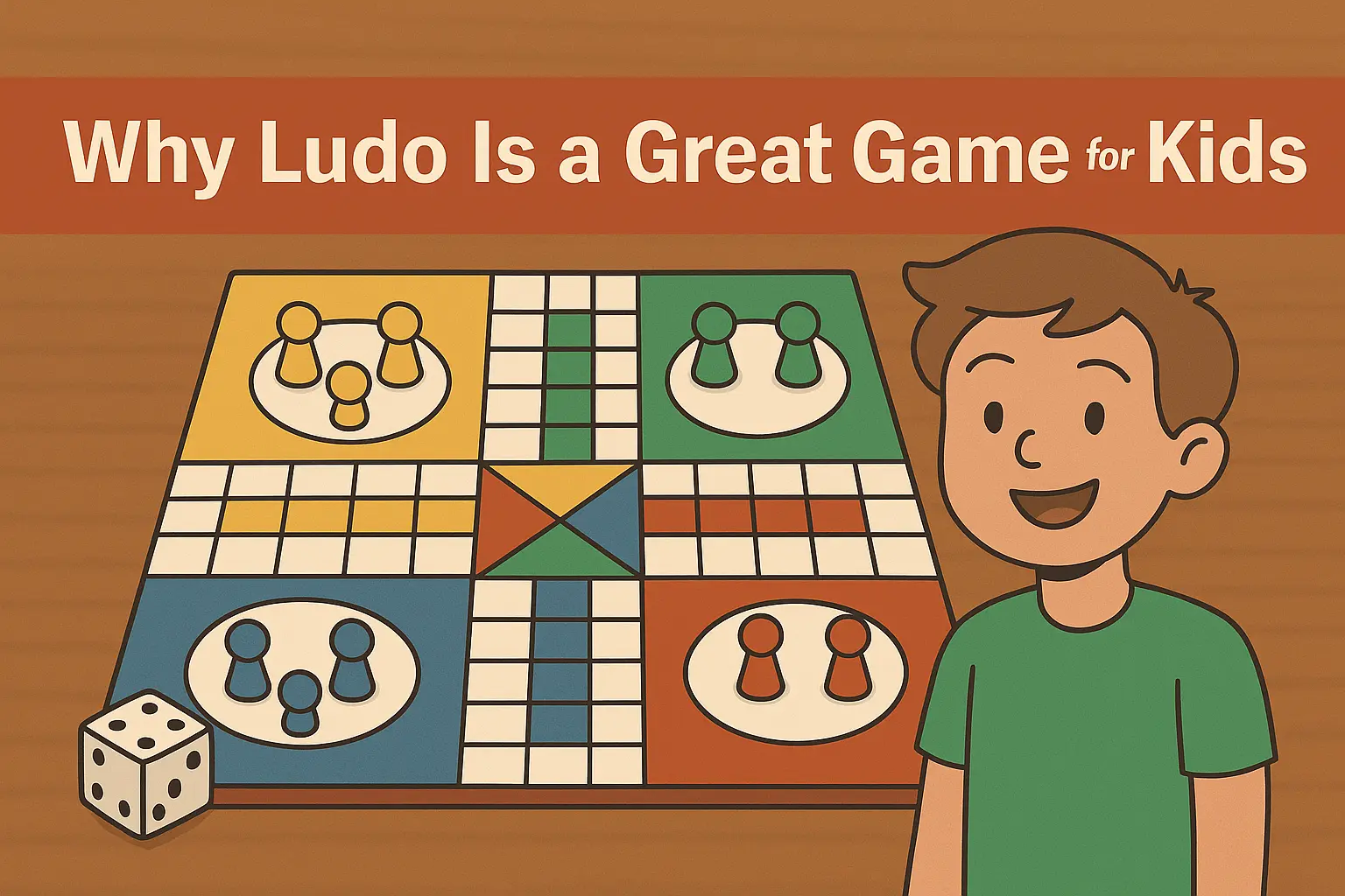 Kids playing rk ludo – fun family board game on rkludo